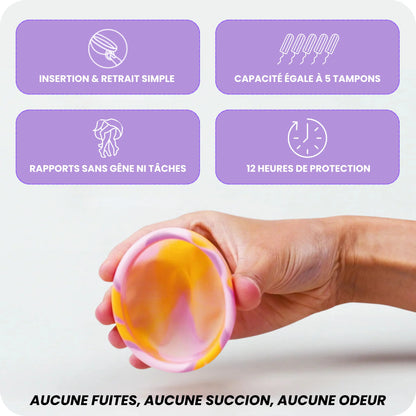 MenstruDisc™ — Disque Menstruel avec Languette
