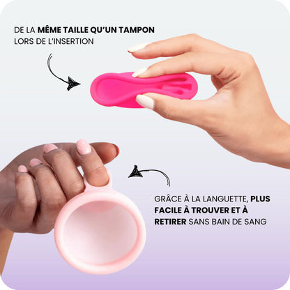 MenstruDisc™ — Disque Menstruel avec Languette